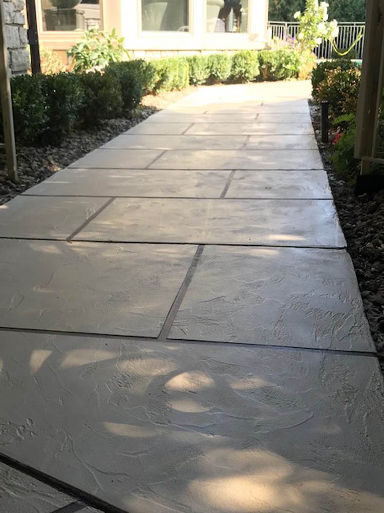 concrete walkway