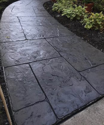 stamped concrete coating
