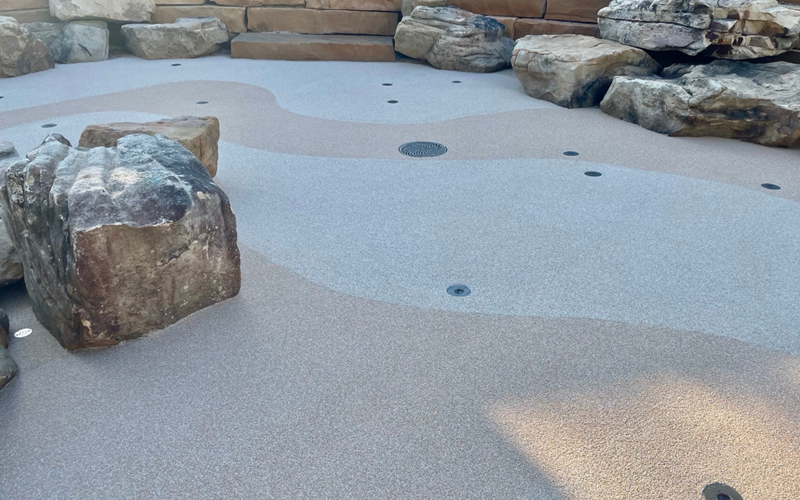 SunPlay splash pad safety surface Tampa